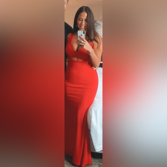 Aqua Dresses & Skirts - Aqua Red Formal Dress